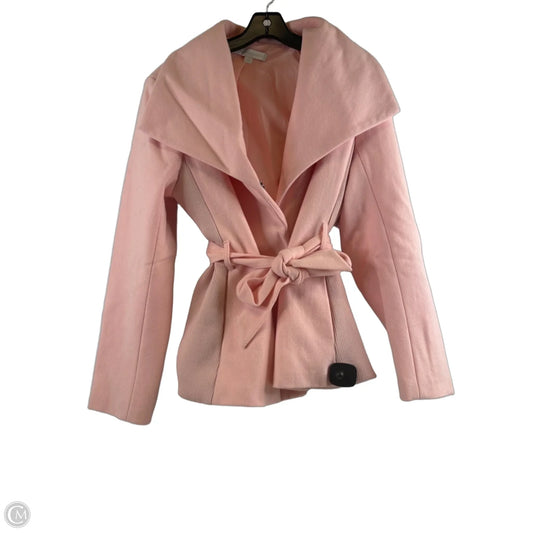 Coat Peacoat By New York And Co In Pink, Size: L