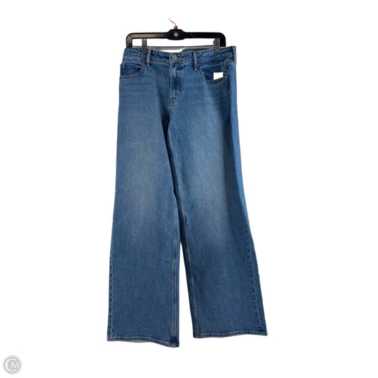Jeans Wide Leg By Old Navy In Blue Denim, Size: 10