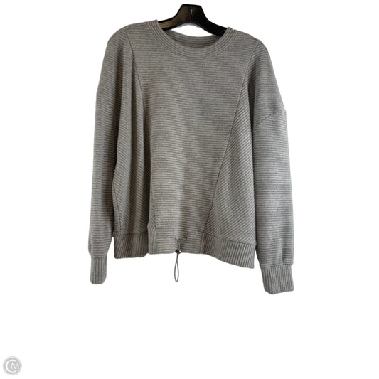 Top Long Sleeve By Simply Vera In Grey, Size: Xxl