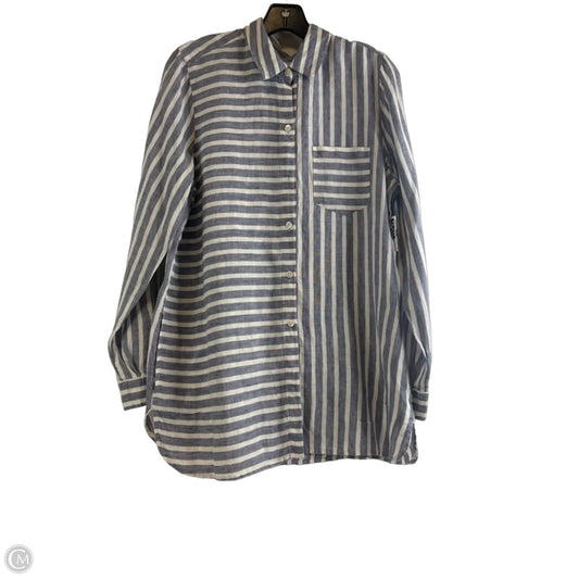 Top Long Sleeve By J. Jill In Striped Pattern, Size: M