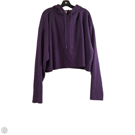 Sweatshirt Hoodie By Yitty In Purple, Size: 2x