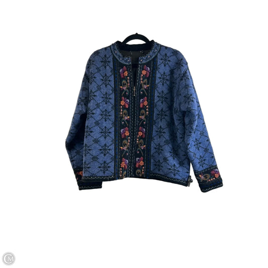 Shawl By Icelandic Design In Blue, Size: L