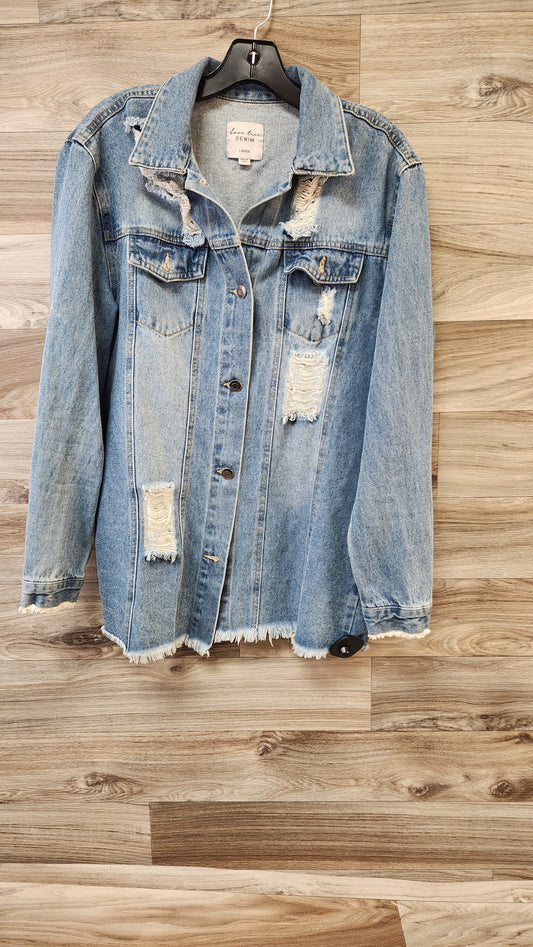 Jacket Denim By Love Tree  Size: L