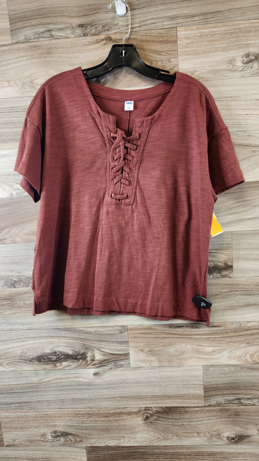 Top Short Sleeve By Old Navy O  Size: L