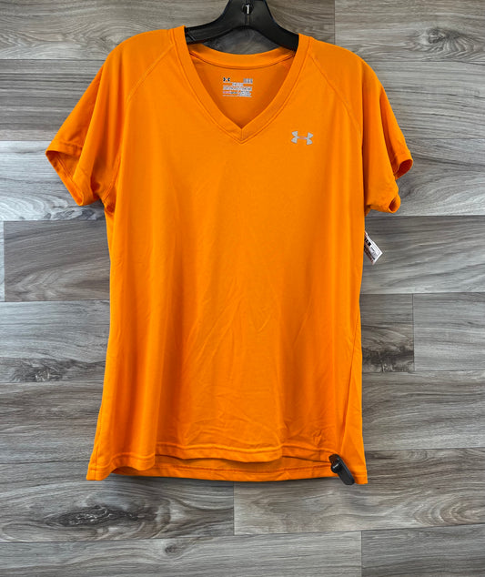 Athletic Top Short Sleeve By Under Armour  Size: Large