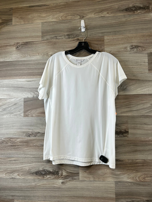 Athletic Top Short Sleeve By Athleta  Size: Large
