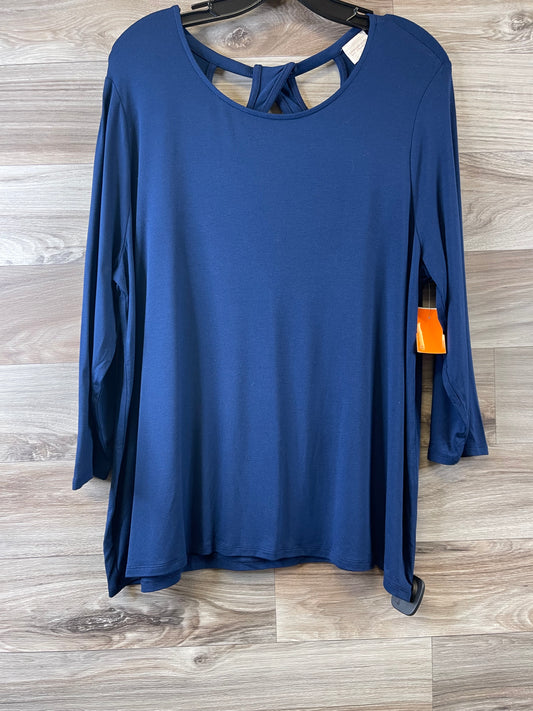 Top 3/4 Sleeve Basic By Chicos  Size: Large