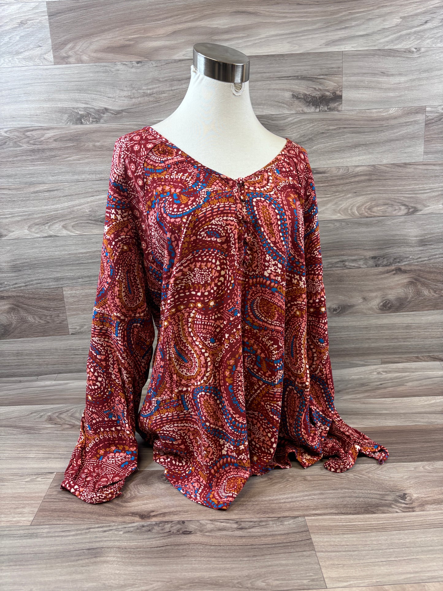 Top Long Sleeve By Knox Rose  Size: M