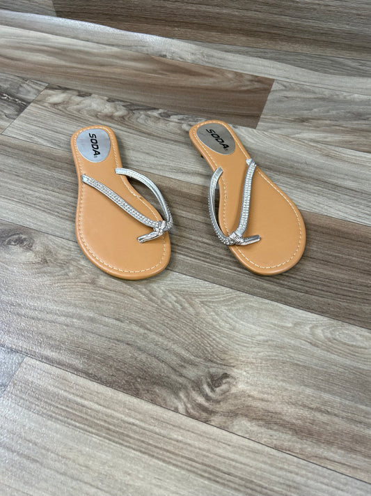 Sandals Flip Flops By Soda  Size: 7.5