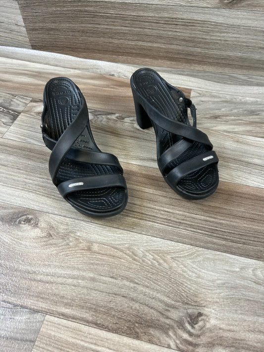 Sandals Heels Block By Crocs  Size: 8