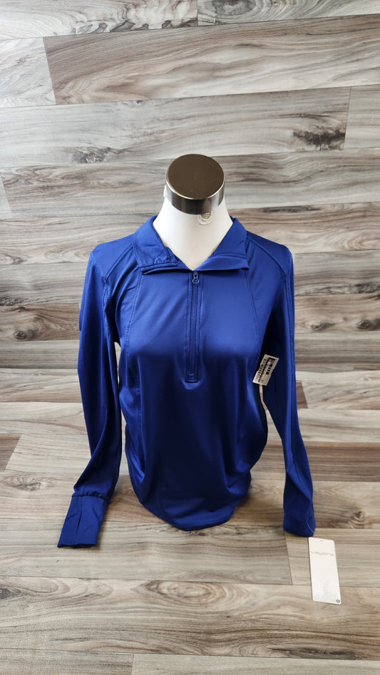 Athletic Top Long Sleeve Collar By Layer 8  Size: L