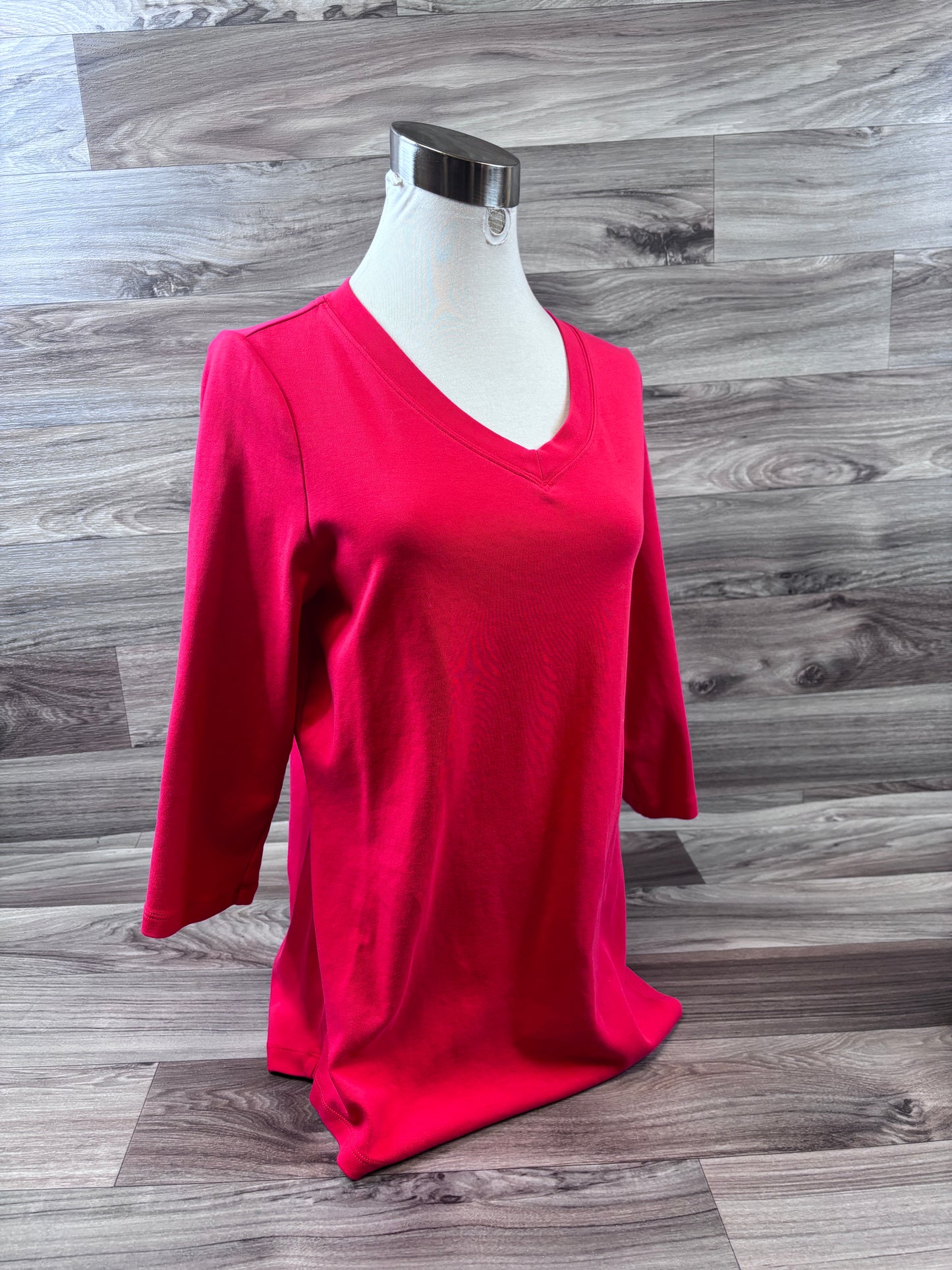 Top 3/4 Sleeve Basic By Isaac Mizrahi Live Qvc  Size: M