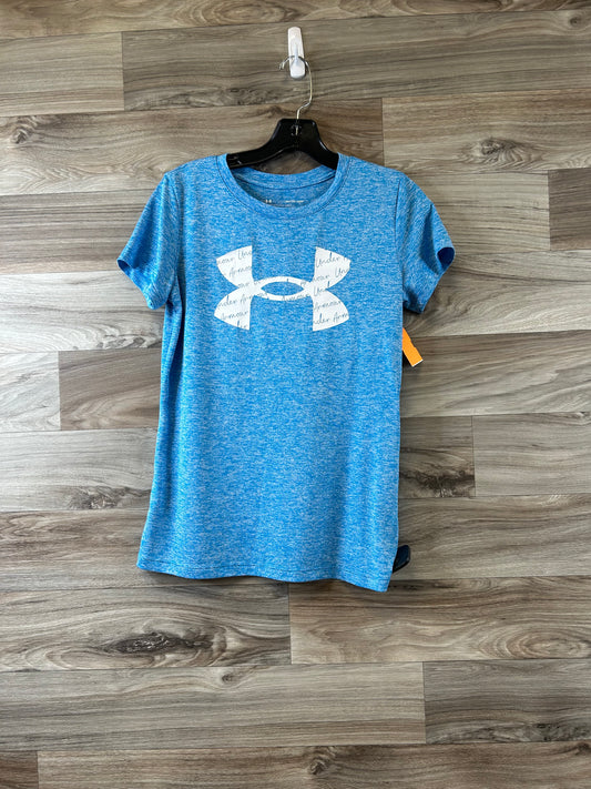 Athletic Top Short Sleeve By Under Armour  Size: Xs